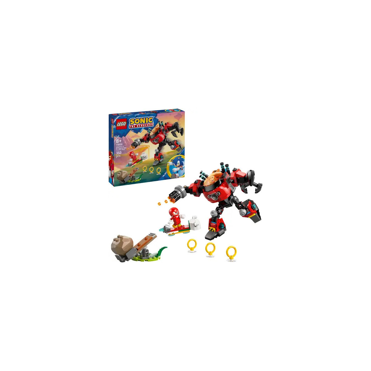 LEGO® Sonic the Hedgehog™ 77005 Knuckles vs. Dr. Eggmans Egg Crusher Mech