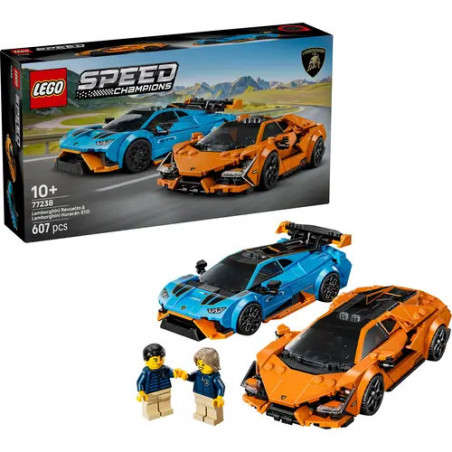 LEGO® Speed Champions 77238 Lamborghini Revuelto und Huracán STO