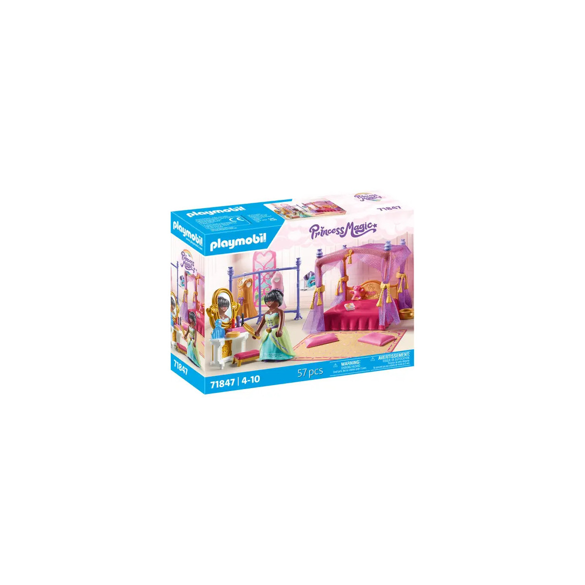 PLAYMOBIL 71847 Prinzessinnen-Schlafzimmer mit Ankleide