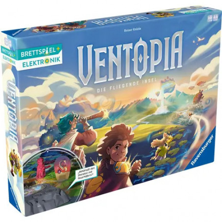 Ravensburger 24582 Ventopia - Die fliegende Insel, Brettspiel mit Elektronik für Kinder ab 7 Jahren für 1 bis 4 Spiele Ravensburger 24582 Ventopia - Die fliegende Insel, Brettspiel mit Elektronik für Kinder ab 7 Jahren für 1 bis 4 Spiele