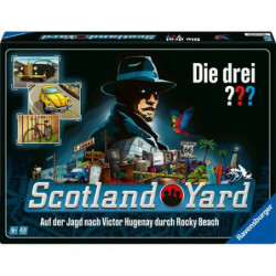Ravensburger 24741 - Die drei  Scotland Yard - Der Spieleklassiker für 2 - 6 Personen ab 8 Jahren mit den Kult-Dete
