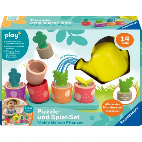 Ravensburger Play+ Puzzle- Spiel-Set: Meine kleinen Pflanzen – Kinderpuzzle, Pretend Play Set, Montessori Puzzle Gar Ravensburger Play+ Puzzle- Spiel-Set: Meine kleinen Pflanzen – Kinderpuzzle, Pretend Play Set, Montessori Puzzle Gar