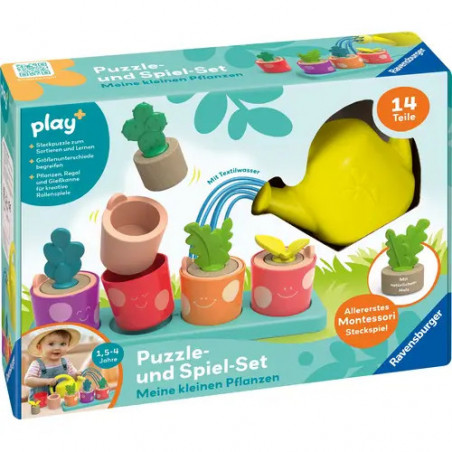 Ravensburger Play+ Puzzle- Spiel-Set: Meine kleinen Pflanzen – Kinderpuzzle, Pretend Play Set, Montessori Puzzle Gar Ravensburger Play+ Puzzle- Spiel-Set: Meine kleinen Pflanzen – Kinderpuzzle, Pretend Play Set, Montessori Puzzle Gar