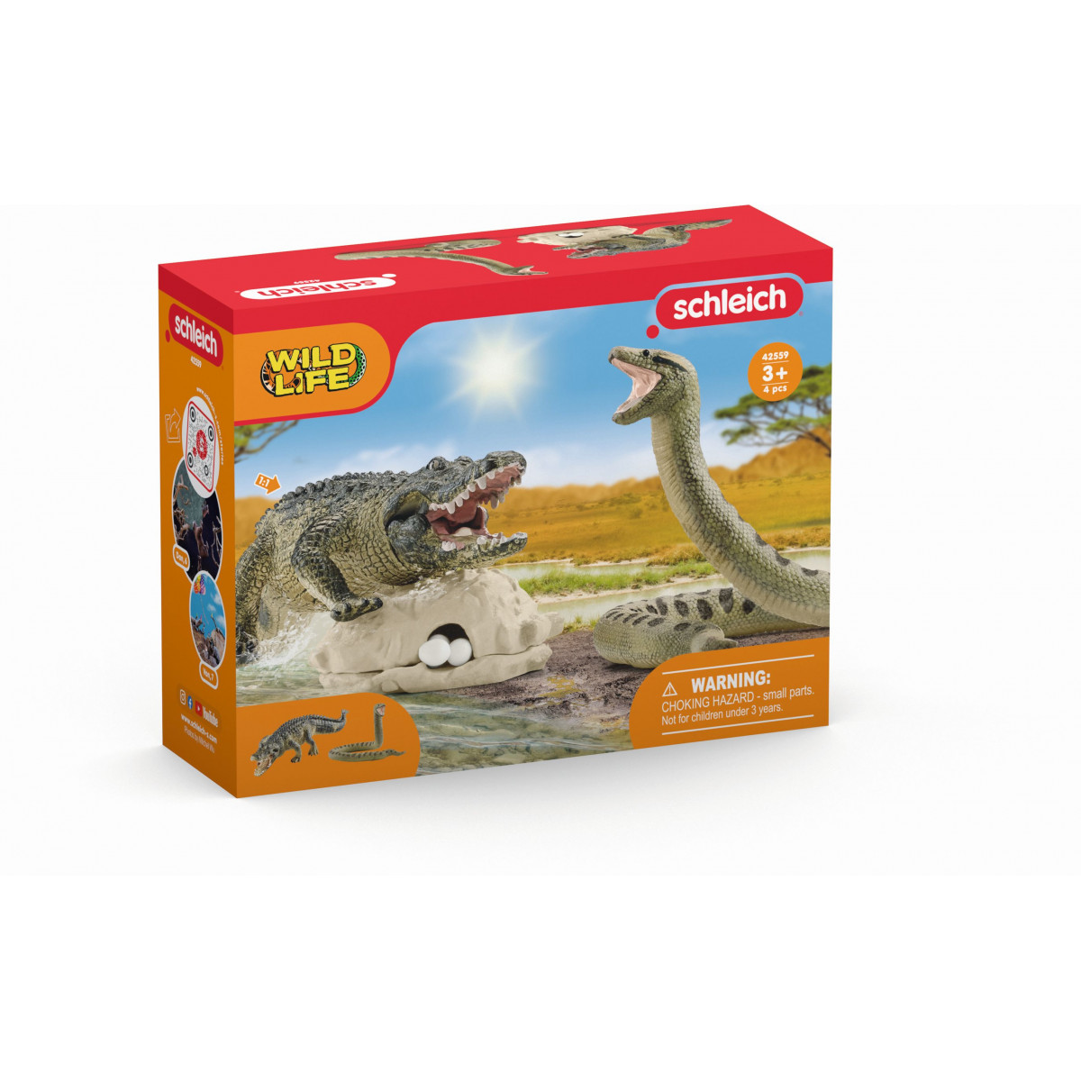 Schleich - Wild Life - Gefahr im Sumpf