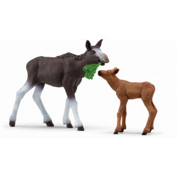 Schleich - Wild Life - Elch Familie