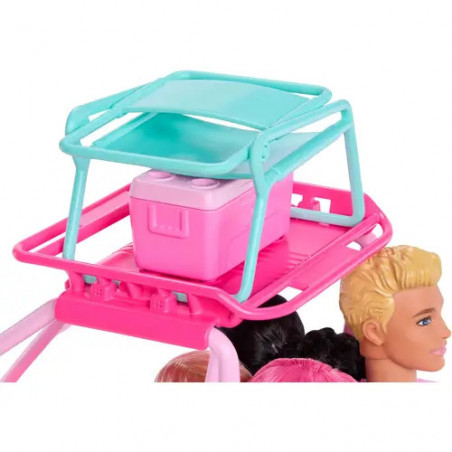 Barbie Mysteries: Beach Detectives Ultimativer Strand-Buggy Spielset mit mehr als 10 Zubehörteilen