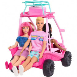 Barbie Mysteries: Beach Detectives Ultimativer Strand-Buggy Spielset mit mehr als 10 Zubehörteilen
