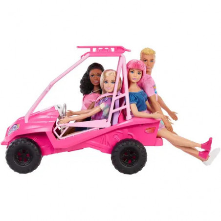 Barbie Mysteries: Beach Detectives Ultimativer Strand-Buggy Spielset mit mehr als 10 Zubehörteilen