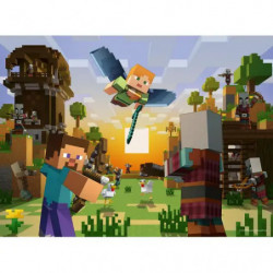 Ravensburger Kinderpuzzle - 12004177 Minecraft Baukunst und Abenteuer - Puzzle für Kinder ab 7 Jahren, mit 150 Teilen