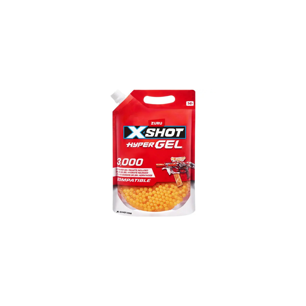 XSHOT - Hyper Gel Nachfüllpackung 3.000 Gel-Kugeln