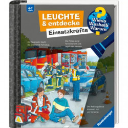 Wieso Weshalb Warum Leuchte und entdecke: Einsatzkräfte (Taschenlampen-Buch mit Folien und Klappen)