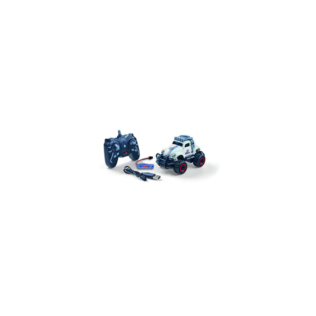 CARSON 1:32 VW Beetle Rally 2.4GHz RTR weiss