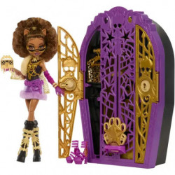 Monster High Skulltimate Secrets Hauntlywood-Mysteries-Spielset, Clawdeen Wolf Puppe mit mehr als 19 Überraschungen