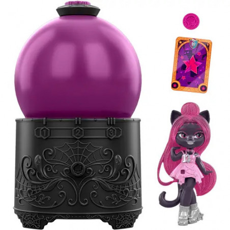 Monster High-Zaubertränke Kristallkugel Minipuppen, Enthüllung einer Überraschungsfigur (Figuren können abweichen)