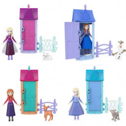 Disney Die Eiskönigin Kleine Puppen Arendelle Village Stackers Reveal im Thekendisplay