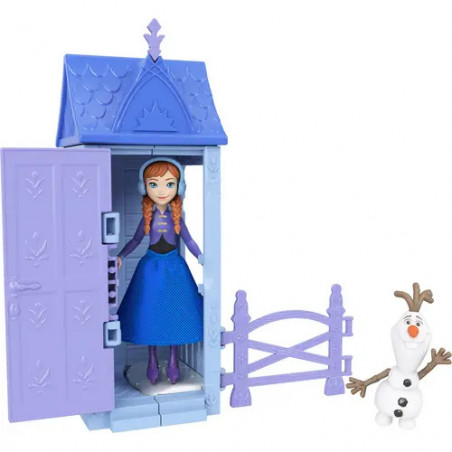 Disney Die Eiskönigin Kleine Puppen Arendelle Village Stackers Reveal im Thekendisplay