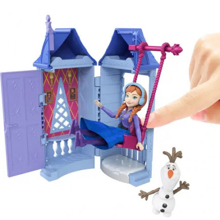 Disney Die Eiskönigin Kleine Puppen Arendelle Village Stackers Reveal im Thekendisplay