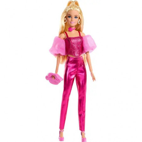 Barbie Deluxe Style im pinken Metallic Outfit