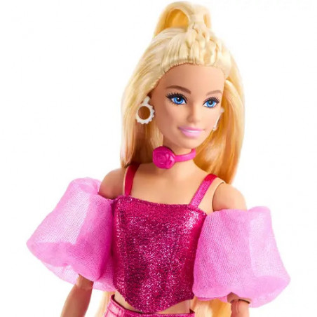 Barbie Deluxe Style im pinken Metallic Outfit