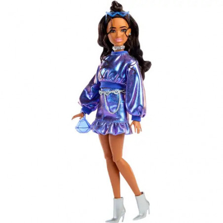 Barbie Deluxe Style im blauen Metallic Outfit Barbie Deluxe Style im blauen Metallic Outfit