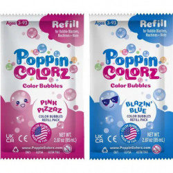 South Beach Bubbles: Poppin Colorz 8-Pack-Nachfüllpackungen