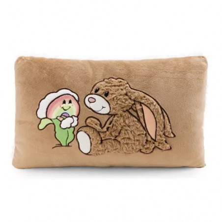 Kissen Hase Lopino 43x25cm GR
