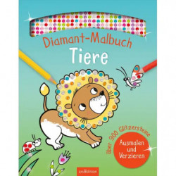 Diamant-Malbuch Tiere