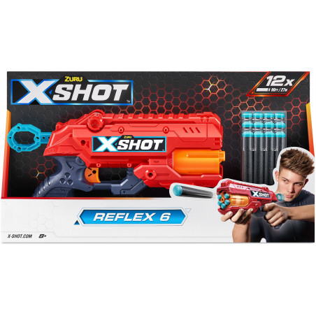 ZURU - X-Shot - Excel Reflex 6 Blaster mit Darts