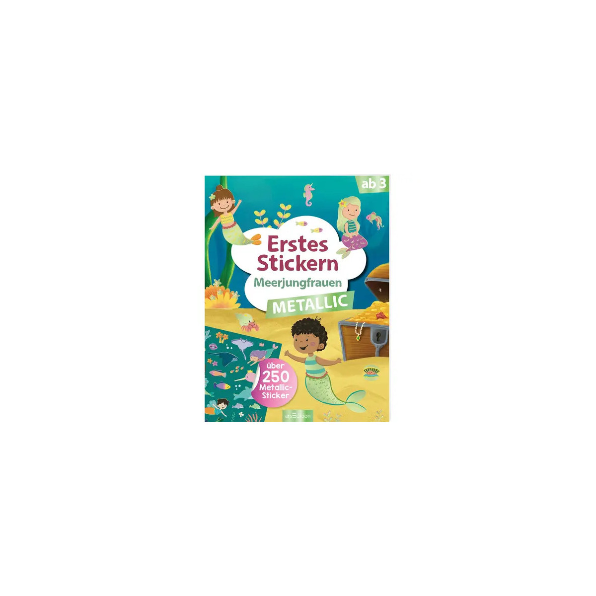 Erstes Stickern: Meerjung