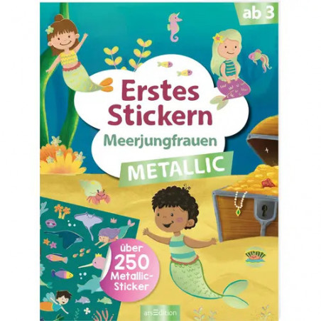 Erstes Stickern: Meerjung