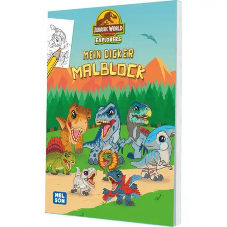 Jurassic World Expl Malblock