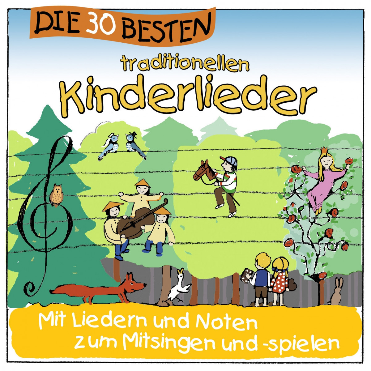 Lamp und Leute - Die 30 Besten traditionellen Kinderlieder