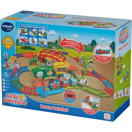 Tut Tut Baby Flitzer - Bunter Bahnhof Tut Tut Baby Flitzer - Bunter Bahnhof