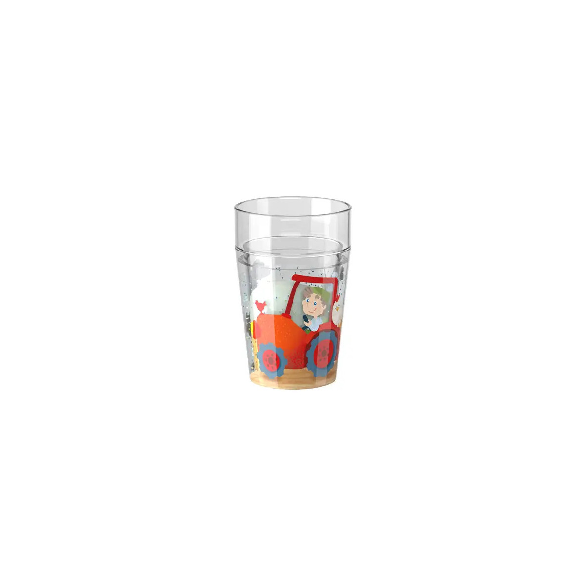 Glitzerbecher Bauernhof, Motiv 2