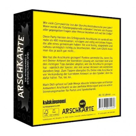 Arschkarte – Wer hat die Arschkarte gezogen *Party-Edition* Arschkarte – Wer hat die Arschkarte gezogen *Party-Edition*