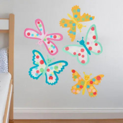 Bastelset – Erstes Kleben Schmetterlinge