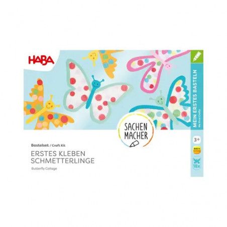 Bastelset – Erstes Kleben Schmetterlinge