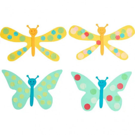 Bastelset – Erstes Kleben Schmetterlinge