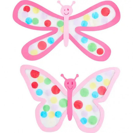 Bastelset – Erstes Kleben Schmetterlinge