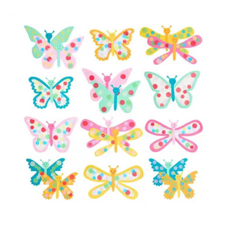 Bastelset – Erstes Kleben Schmetterlinge