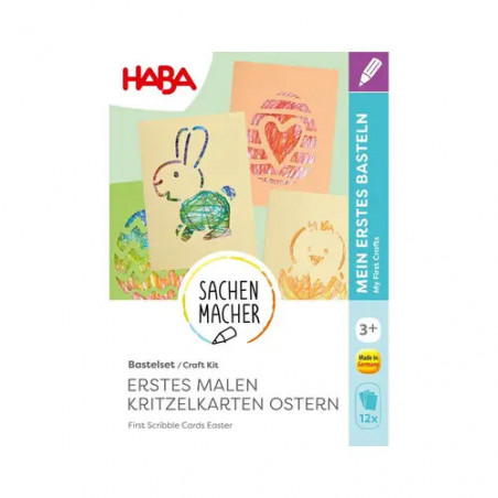 Bastelset – Erstes Malen Kritzelkarten Ostern