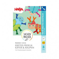 Bastelset – Erstes Fädeln Käfer & Raupen