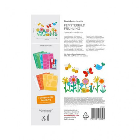 Bastelset – Fensterbild Frühling