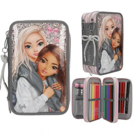 TOPModel 3 Fach Federtasche M