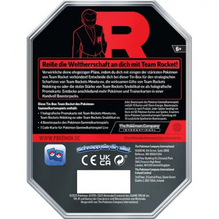 PKM Tin 124 Team Rockets Nido