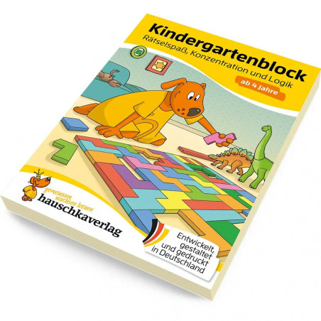 Kindergartenblock - Rätselspaß, Konzentration und Logik ab 4