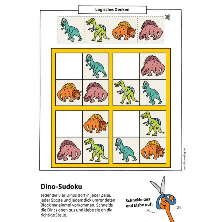Kindergartenblock - Rätselspaß, Konzentration und Logik ab 4
