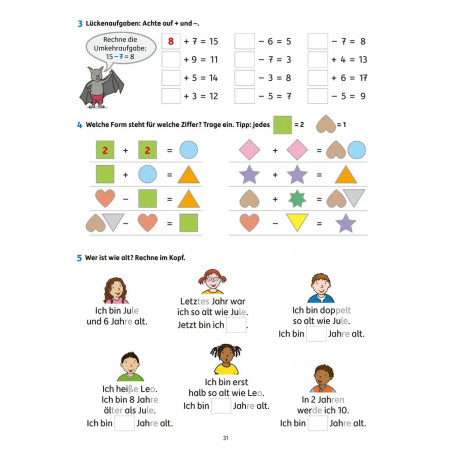Erfolgreich durch die 1. Klasse - Mathe, Deutsch, Sachunterr