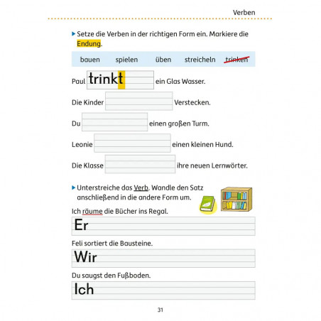 Mein Übungsheft Gramatik 2. Klasse