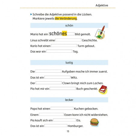 Mein Übungsheft Gramatik 3. Klasse